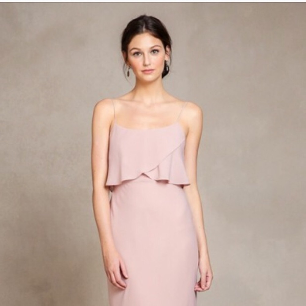 Jenny Yoo, Blake crepe de chine bridesmaid. Size 4